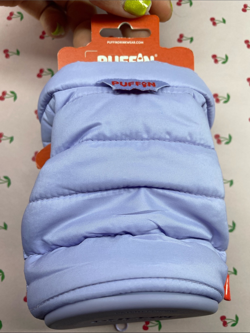 Puffin Drinkwear Lavandear Puffy Jacket Beverage Insulator - Picture 6 of 7
